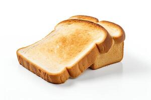 AI generated Toast bread closeup photo