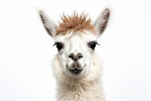 AI generated lama illustration clipart photo