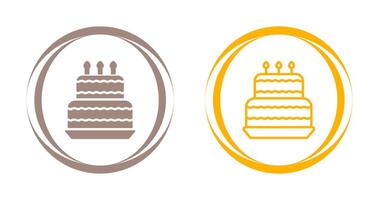 Birthday cake Vector Icon