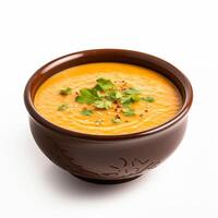 AI generated Garam Masala Carrot soup photo