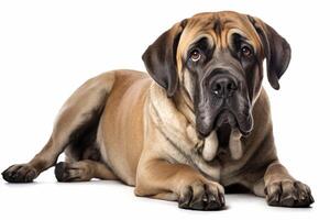 AI generated English mastiff clipart photo