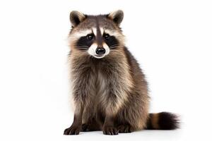 AI generated raccoon illustration clipart photo