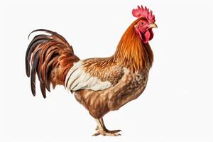 AI generated rooster illustration clipart photo