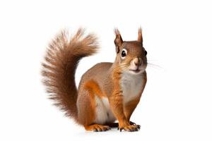 AI generated squirrel illustration clipart photo