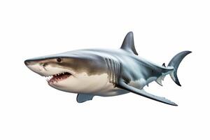 AI generated Great white shark clipart photo