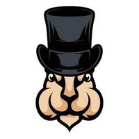 Rabbit Tophat Design vector