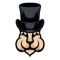 Rabbit Tophat Design vector