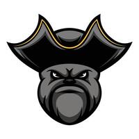 Bulldog Pirates Design vector