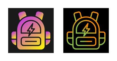 Smart Backpack Vector Icon