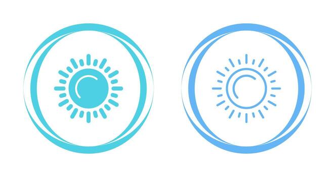 icono de vector de sol