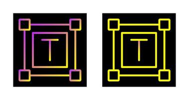 fuente diseño vector icono