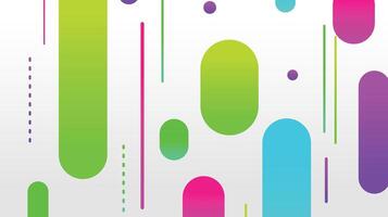 Abstract minimal geometric shape background with gradient vector