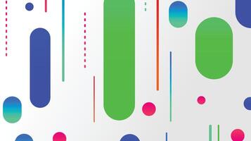 Abstract minimal geometric shape background with gradient vector