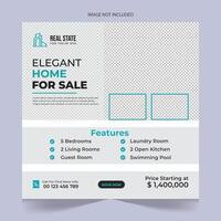 Modern Real estate social media posts design for sale, luxury real estate post template design, real state home social media post banner template, real estate social media cover banner vector