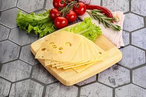 Masdam cheese slices for snack photo