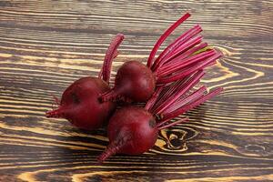 Young raw beetroot heap isolated photo