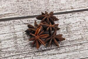 Star anise dry aroma seasoning photo