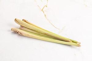 Green lemongrass stem aroma seasoning photo