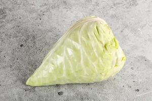 Cone sweetheart ripe green cabbage photo