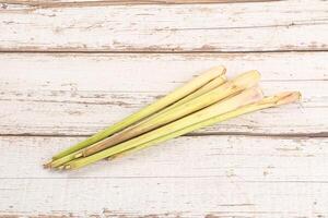 Green lemongrass stem aroma seasoning photo