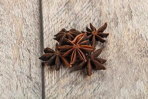 Star anise dry aroma seasoning photo