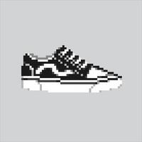 píxel Arte ilustración patinar zapatos. pixelado zapatilla de deporte patinar zapatilla de deporte zapatos. pixelado para el píxel Arte juego y icono para sitio web y vídeo juego. antiguo colegio retro vector