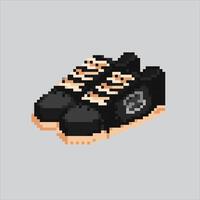 píxel Arte ilustración patinar zapatos. pixelado zapatilla de deporte patinar zapatilla de deporte zapatos. pixelado para el píxel Arte juego y icono para sitio web y vídeo juego. antiguo colegio retro vector