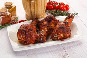 Indian tandoori turkey shoulder wing photo