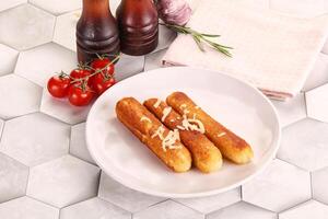 Fried cheese sticks for snack photo