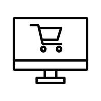 sitio web compras comercio para en línea Al por menor Tienda negocio comprar vender rebaja entrega pago mercado digital carro vector