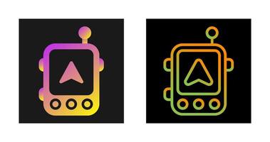 GPS Navigation Device Vector Icon