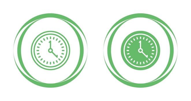 icono de vector de reloj