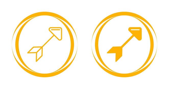 icono de flecha vector