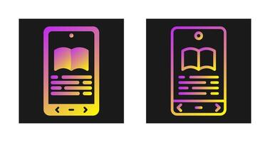 E book Reader Vector Icon