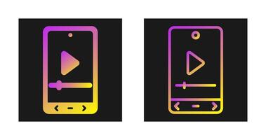 Video Player Vector Icon