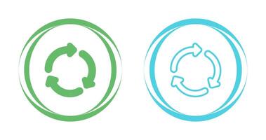 Recycling symbol Vector Icon