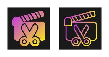 Film Editing Vector Icon