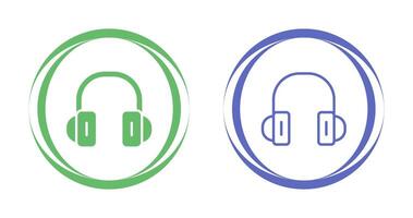 icono de vector de auriculares