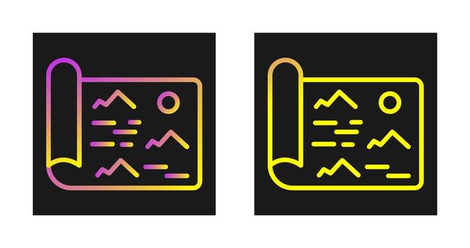 icono de vector de mapa