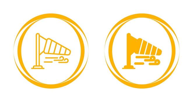 icono de vector de viento