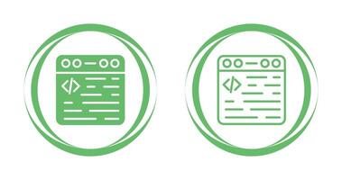 Browser Vector Icon