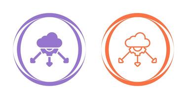 Network Load Balancing Vector Icon