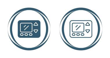 icono de vector de termostato inteligente
