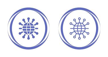 Network Topology Vector Icon