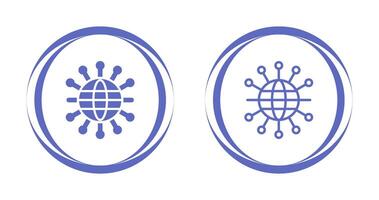 Network Topology Vector Icon