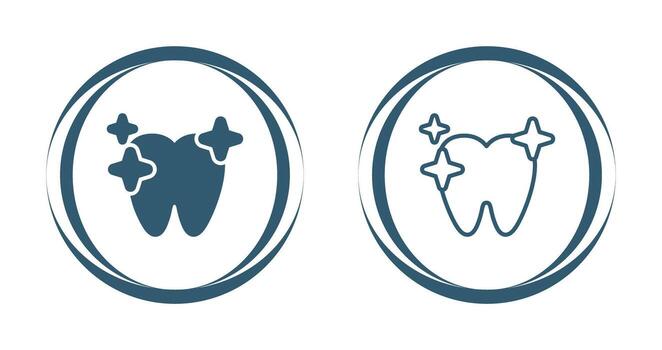 icono de vector de dientes