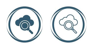 Cloud Server Vector Icon