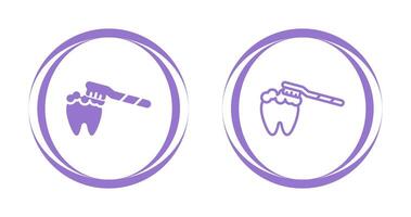 Brushing Teeth Vector Icon