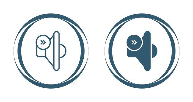 icono de vector de avance