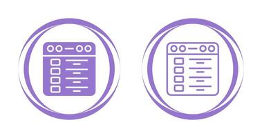 Browser Vector Icon